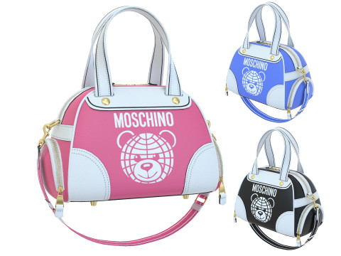 Moschino Teddy Bear Bowling Bag 3D Модель