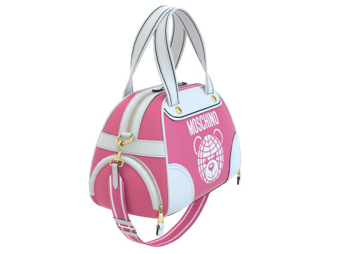 Moschino Teddy Bear Bowling Bag 3D 模型