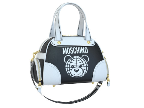 Moschino Teddy Bear Bowling Bag 3D 模型