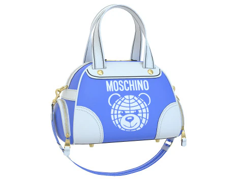 Moschino Teddy Bear Bowling Bag 3D Model