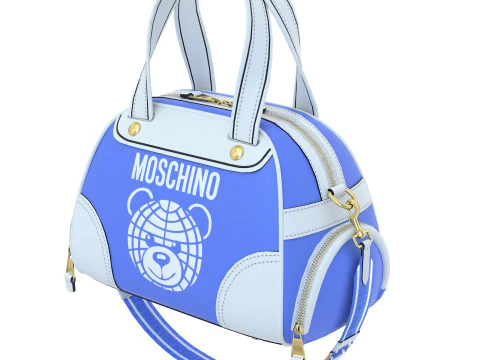 Moschino Teddy Bear Bowling Bag 3D Model