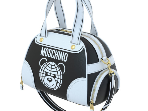 Moschino Teddy Bear Bowling Bag 3D 模型