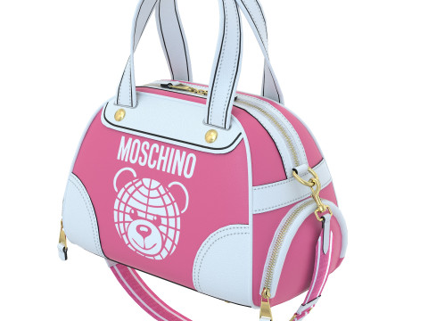 Moschino Teddy Bear Bowling Bag 3D 模型