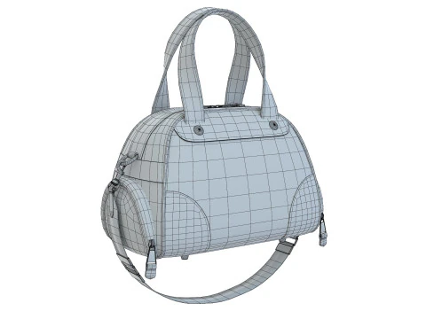 Moschino Teddy Bear Bowling Bag 3D Model