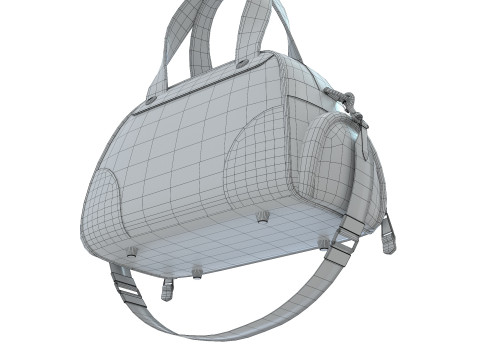 Moschino Teddy Bear Bowling Bag 3D 模型