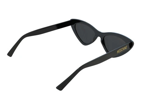 Moschino Cat Eye Sunglasses With Pearls 3D Model