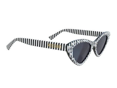 Moschino Cat Eye Sunglasses With Pearls 3D Model