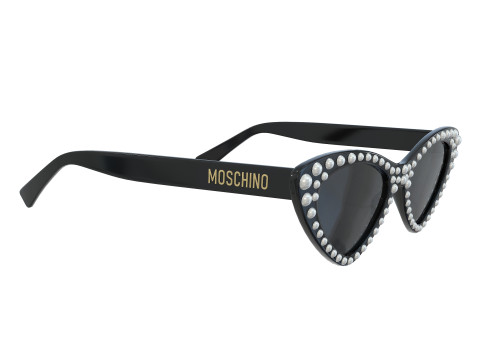 Moschino Cat Eye Sunglasses With Pearls Modelo 3D