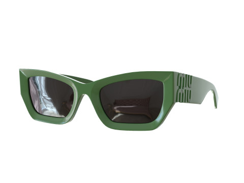 Miu Miu MU 09WS Sunglasses 3D Model
