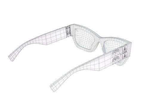 Miu Miu MU 09WS Sunglasses 3D Model