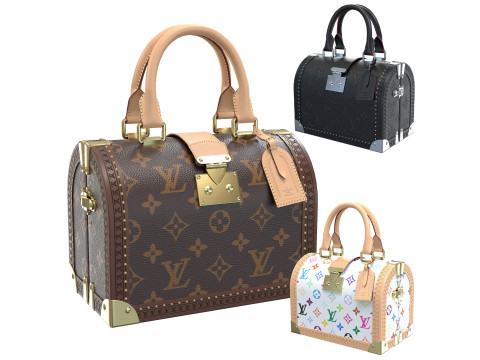 Speedy Trunk Bag Monogram 3D Model