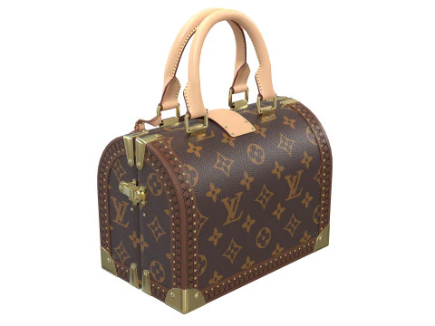 Speedy Trunk Bag Monogram 3D Model