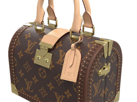 Speedy Trunk Bag Monogram 3D Model