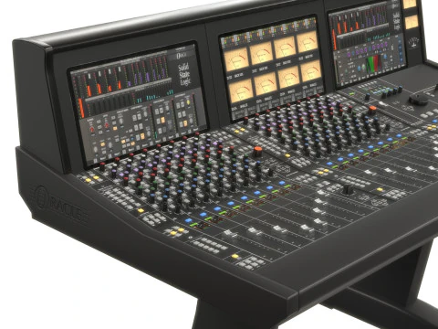 Oracle Solid State Logic Analogue Studio Mixing Console 3D Model