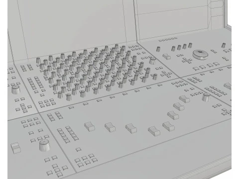 Oracle Solid State Logic Analogue Studio Mixing Console 3D Model