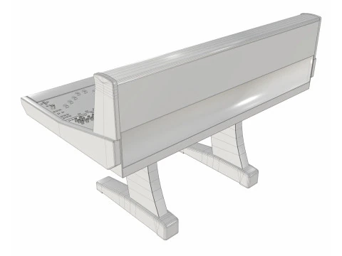 Oracle Solid State Logic Analogue Studio Mixing Console 3D Model