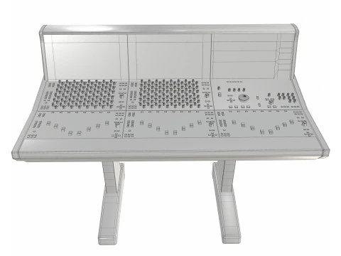 Oracle Solid State Logic Analogue Studio Mixing Console 3D Model