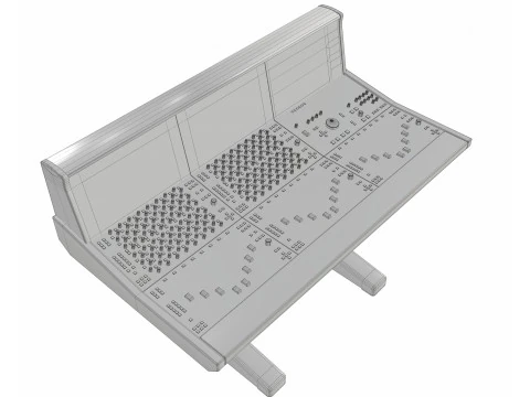 Oracle Solid State Logic Analogue Studio Mixing Console 3D Model