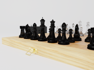 chess game Modelo 3D