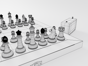 chess game Modelo 3D