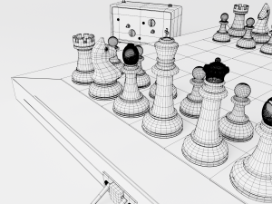 chess game Modelo 3D