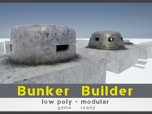 bunker builder asset pack Modelo 3D