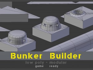 bunker builder asset pack Modelo 3D