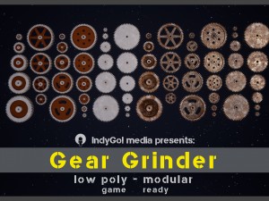 gear grinder asset pack 3D Model