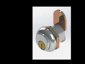 furniture lock phillips model 50 assa abloy 3D Model