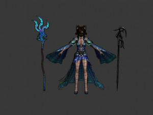 warlock zhaolinger 3D Model