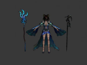 warlock zhaolinger 3D Model