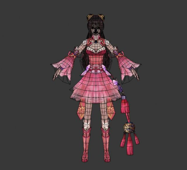 fairy 3D Model .c4d .max .obj .3ds .fbx .stl .blend 