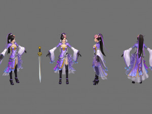 swordsman chivalrous guest Modelo 3D