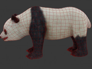panda 3D Modell