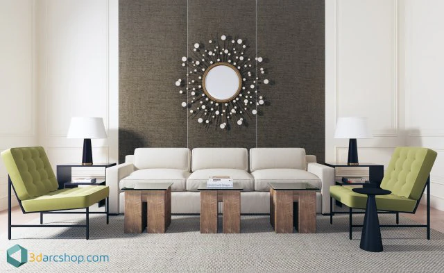 escena interior 3D Model .c4d .max .obj .3ds .fbx .stl .blend 
