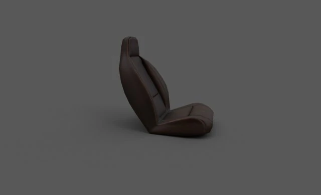 generic car seat 3D Model .c4d .max .obj .3ds .fbx .stl .blend 