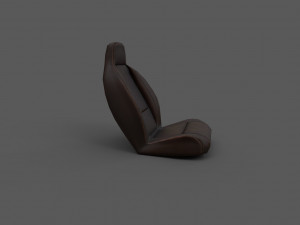 generic car seat 3D 模型