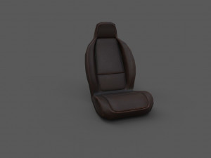 generic car seat Modelo 3D