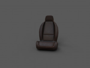 generic car seat Modelo 3D