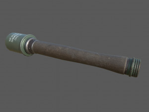 wwii grenade stielhandgranate m24 3D Модель