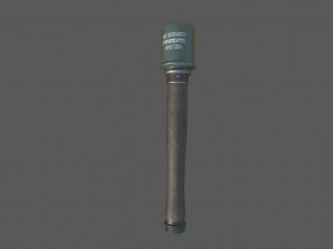 wwii grenade stielhandgranate m24 3D Модель