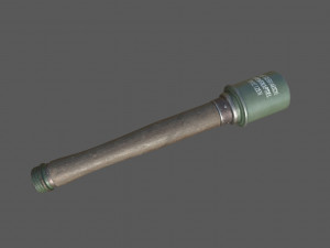 wwii grenade stielhandgranate m24 3D Модель