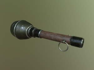 wwii german grenade Model 3D