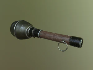 wwii german grenade 3D Model