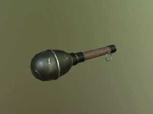 wwii german grenade 3D Model