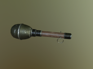 wwii german grenade Model 3D