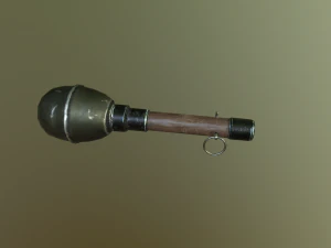 wwii german grenade 3D Model