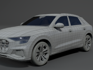 audi q8 2019 Modèle 3D