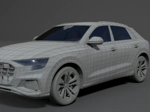 audi q8 2019 3D Model