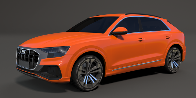audi q8 2019 Modèle 3D .c4d .max .obj .3ds .fbx .stl .blend 